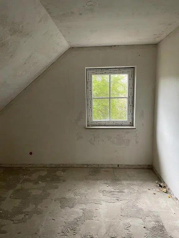 Zimmer während Sanierung