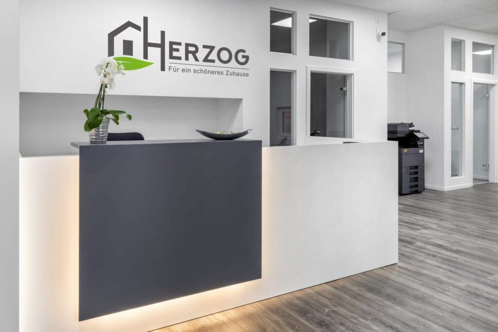 Showroom der Herzog Bau GmbH
