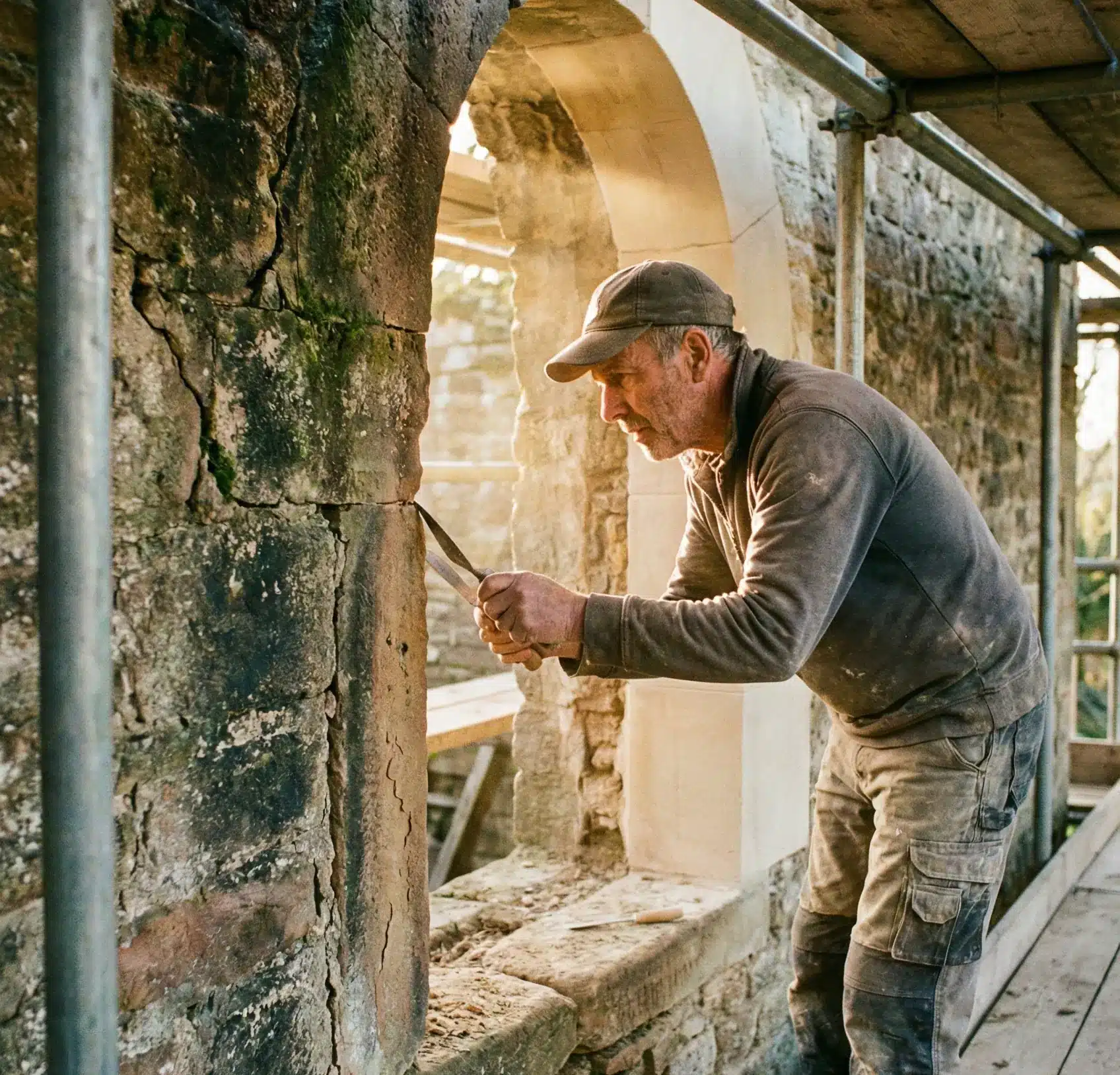 Sanierung von Baudenkmälern
